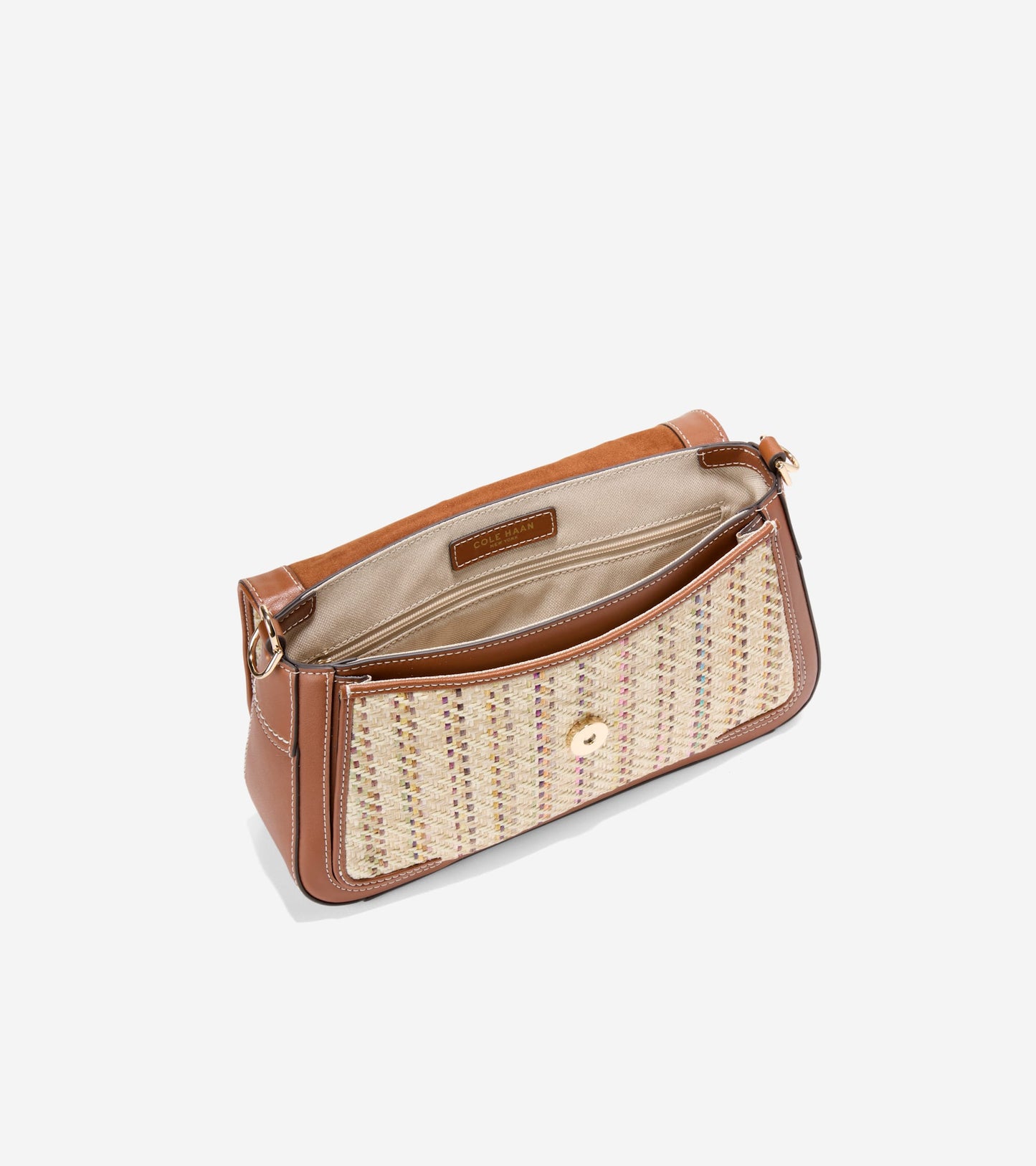 U08596:MULTI STRIPE STRAW/BRITISH TAN:0000