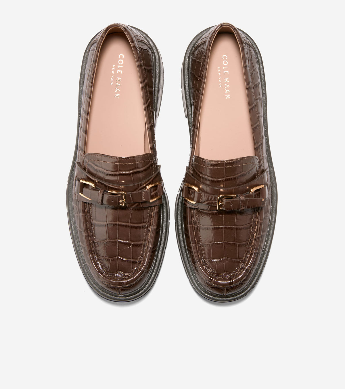 W37311:FONDUE FUDGE CROC PRINT LEATHER