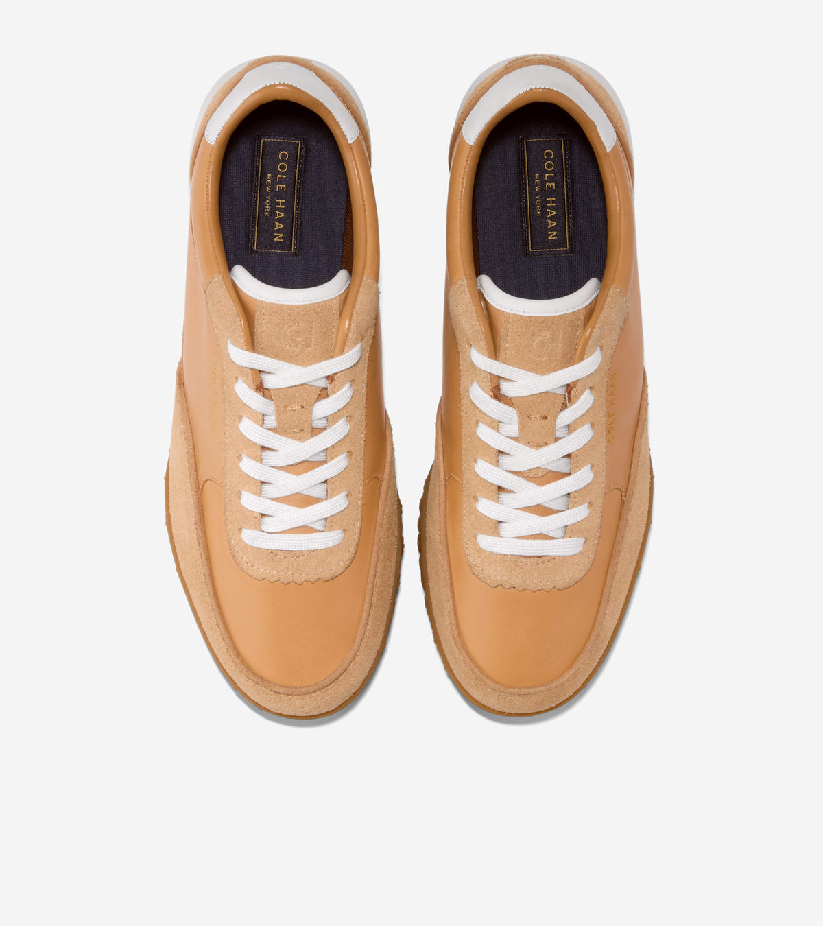 W39747:BISCUIT LEATHER/SUEDE / WHITE LEATHER WP