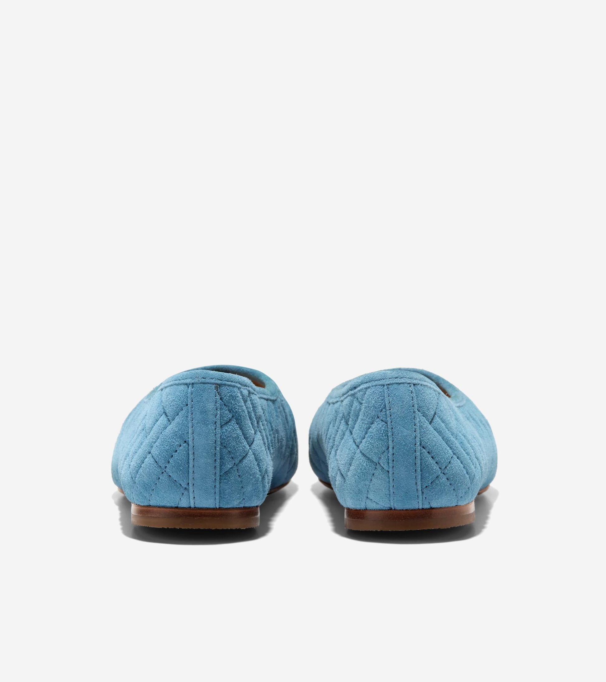 W36639:PROVINCIAL BLUE QUILTED SUEDE