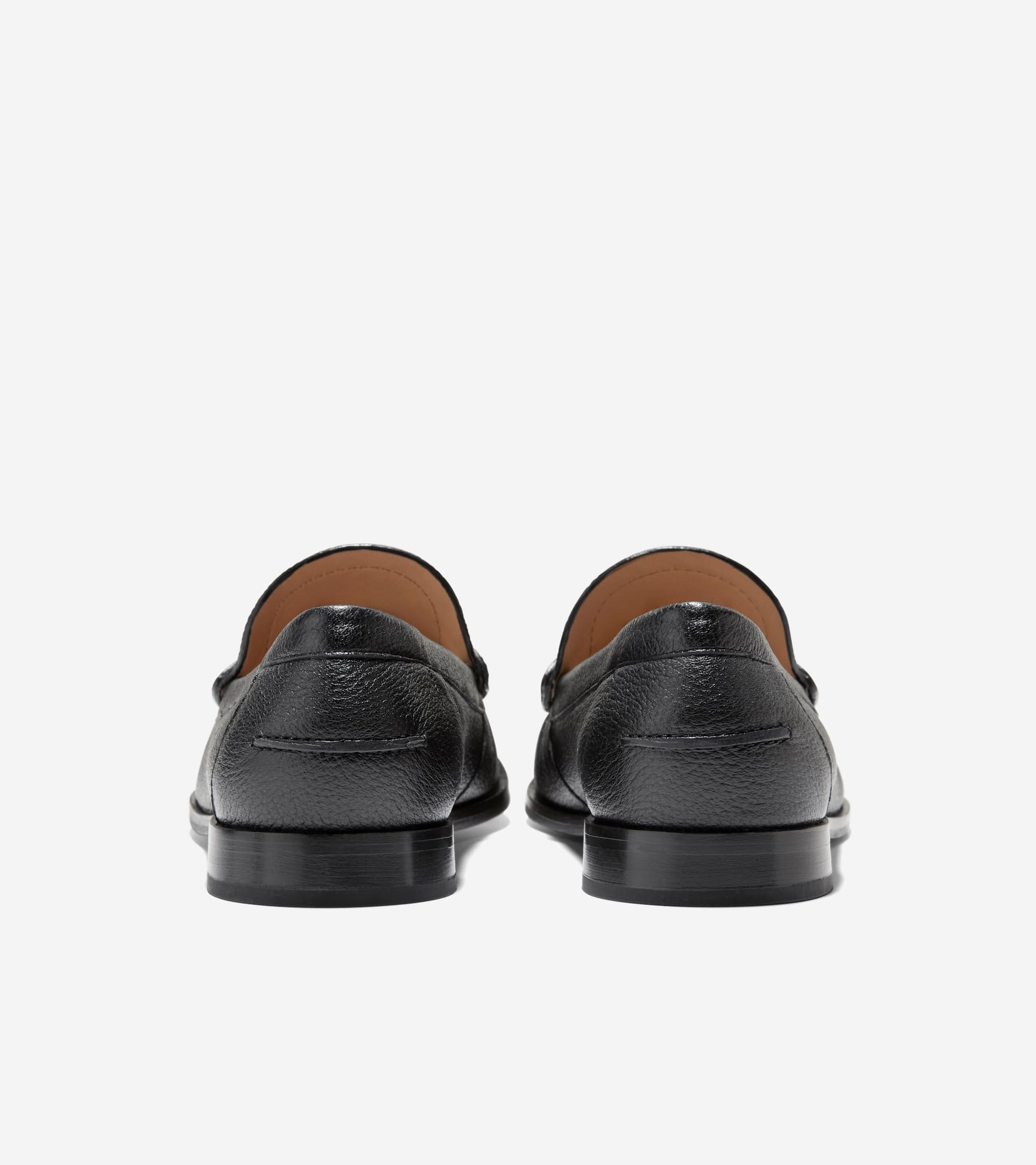 W37324:BLACK TUMBLED LEATHER