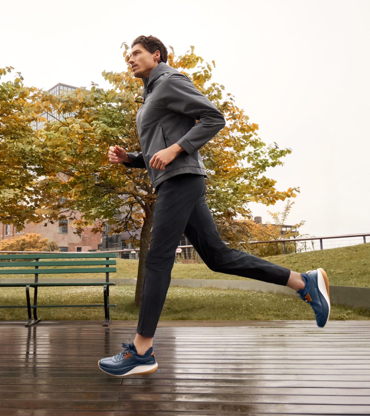 C42333:NAVY BLAZER / CH BRITISH TAN / IVORY