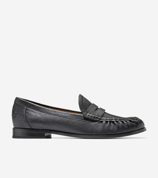 W37324:BLACK TUMBLED LEATHER