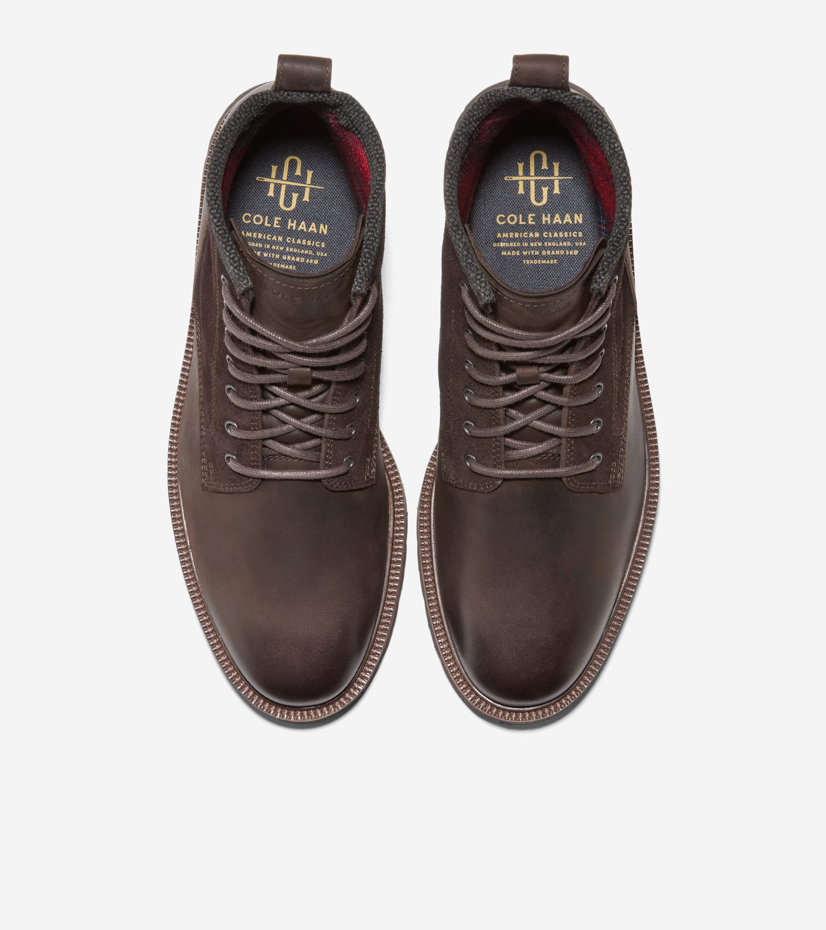 C44957:CH DARK CHOCOLATE OILED NUBUCK / DARK CHOCOLATE SUEDE / BLACK WP