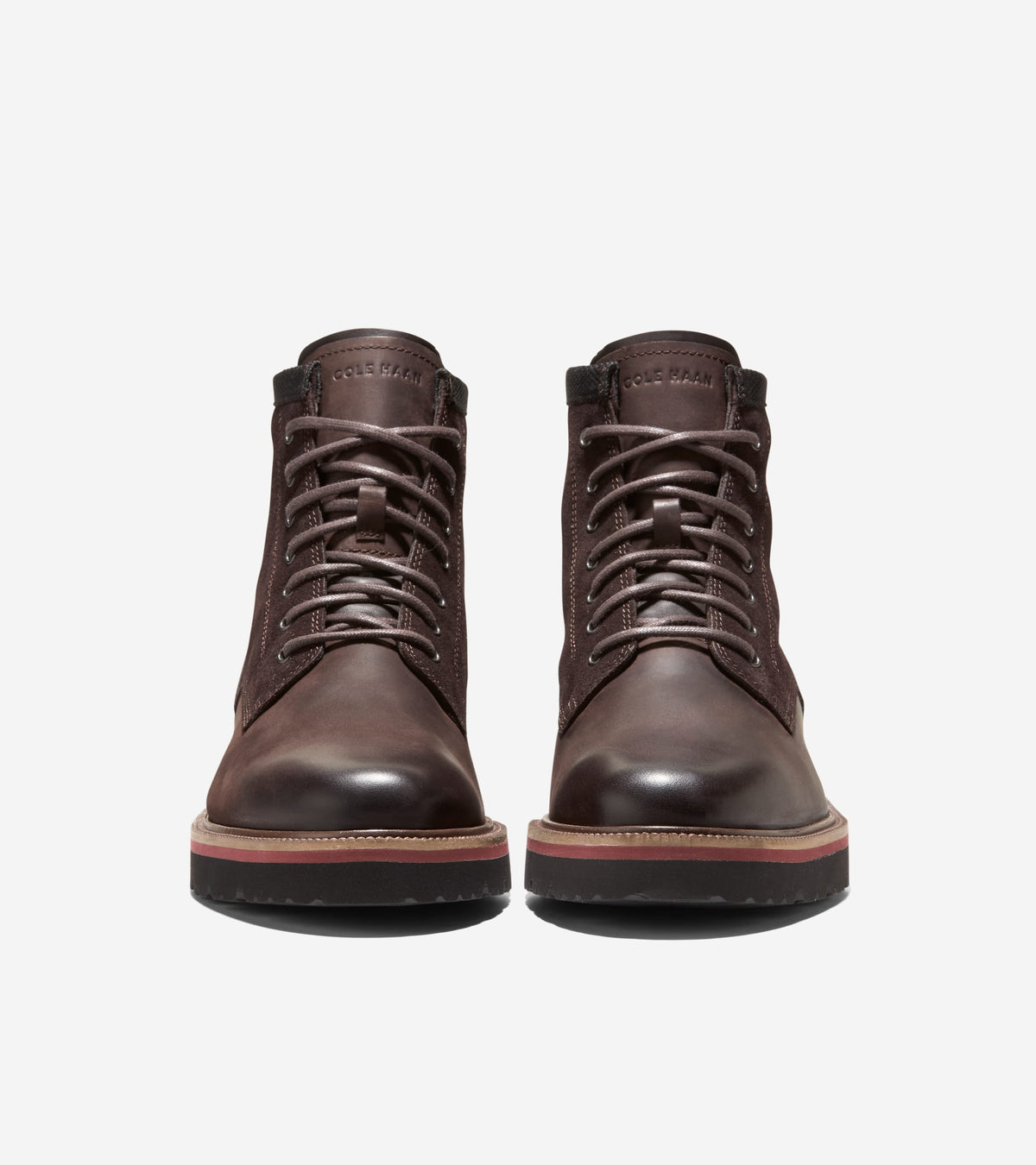C44957:CH DARK CHOCOLATE OILED NUBUCK / DARK CHOCOLATE SUEDE / BLACK WP
