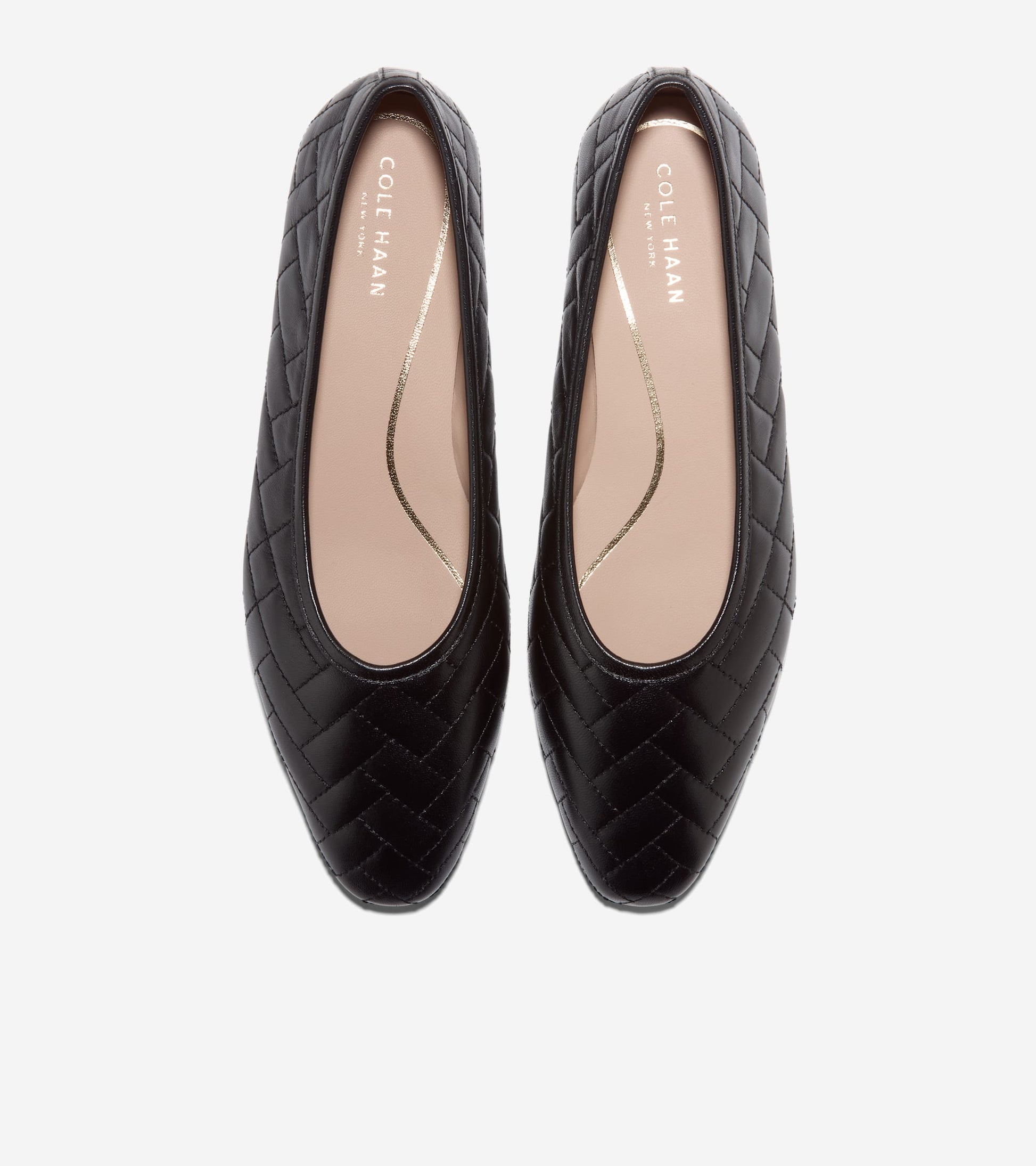 W36637:BLACK QUILTED LEATHER