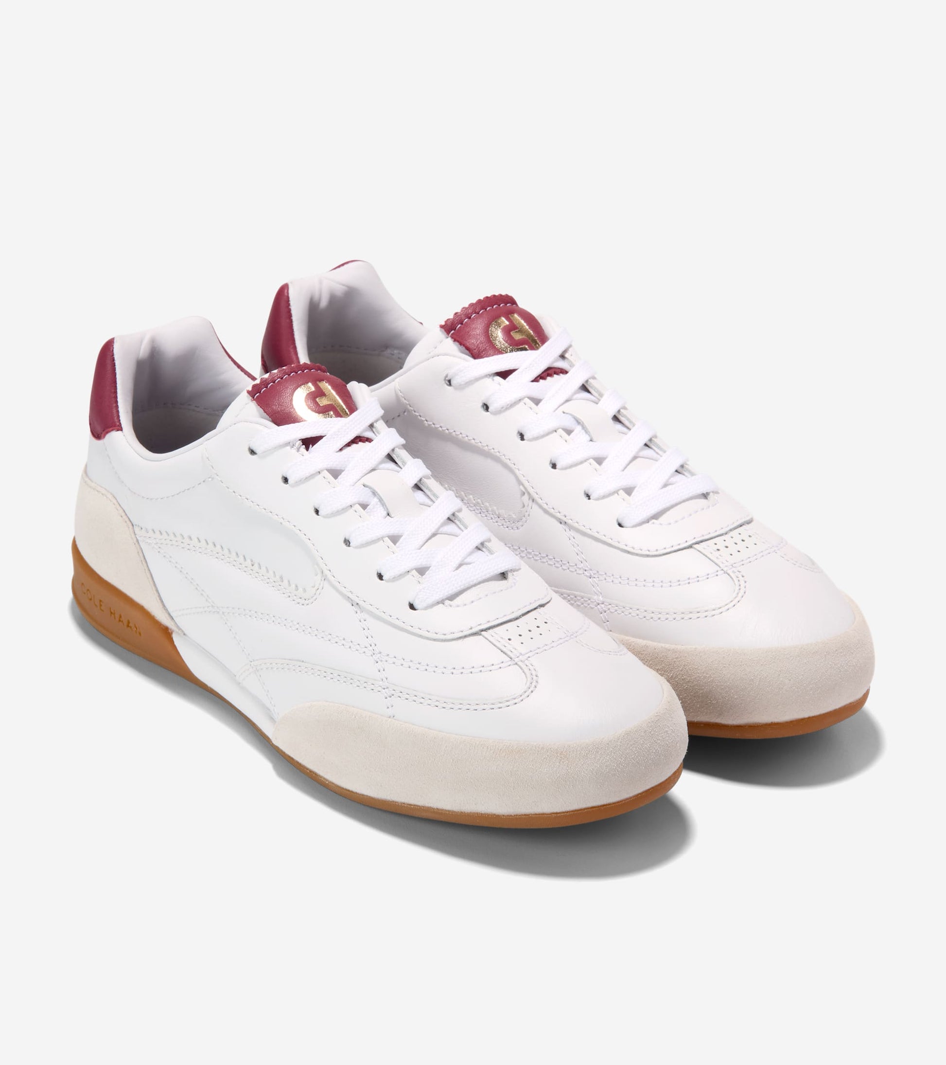 W37036:WHITE / CH CLARET / WHITE