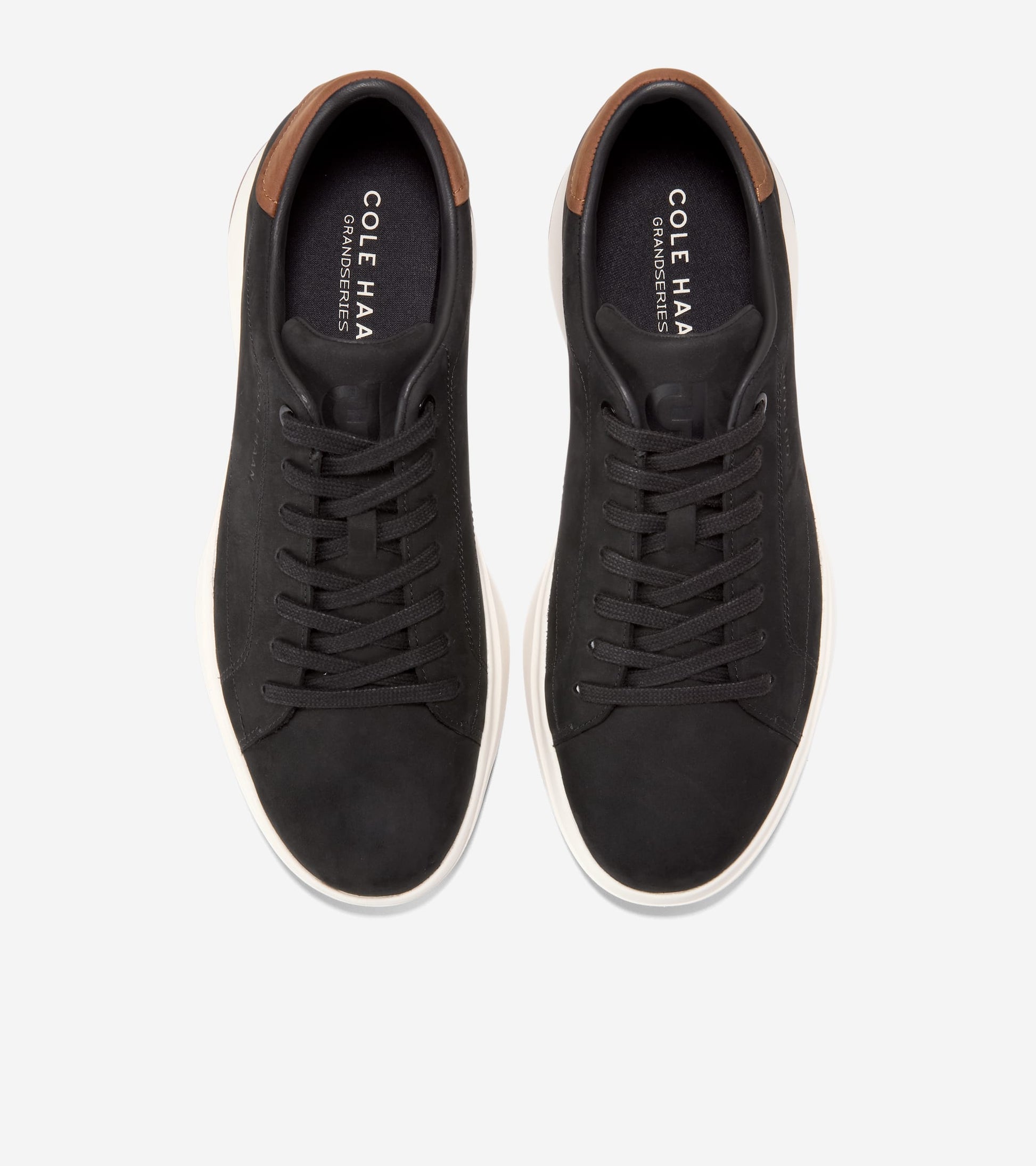 C42750:BLACK NUBUCK / BRITISH TAN / IVORY