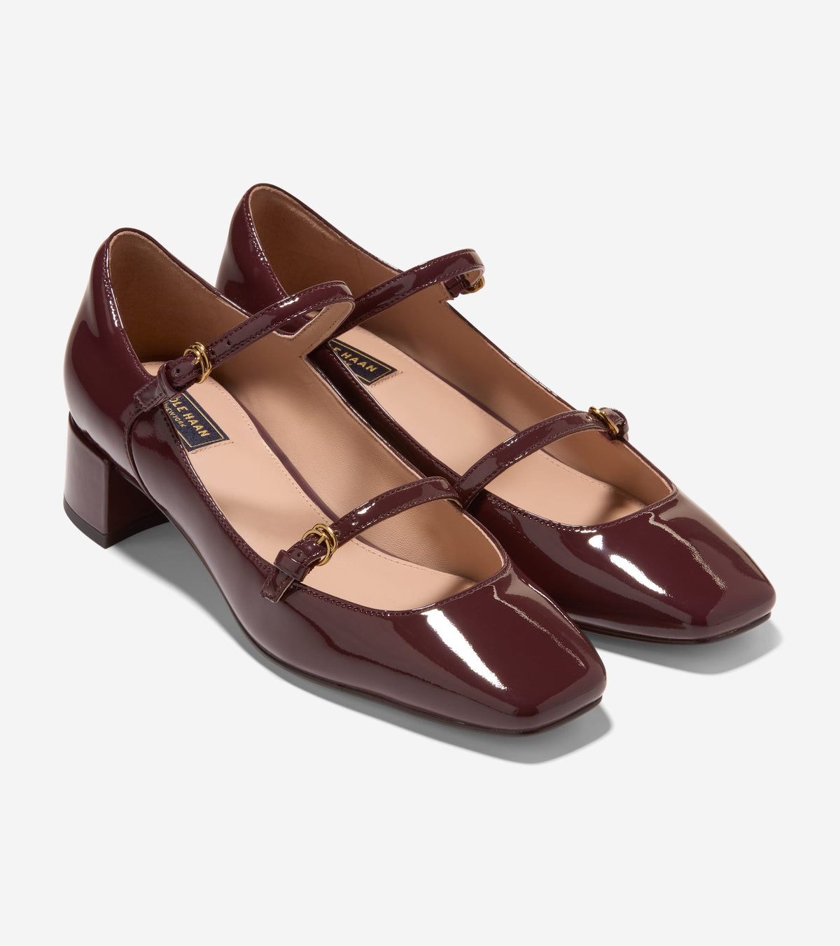 W38501:CH BLOODSTONE PATENT LEATHER