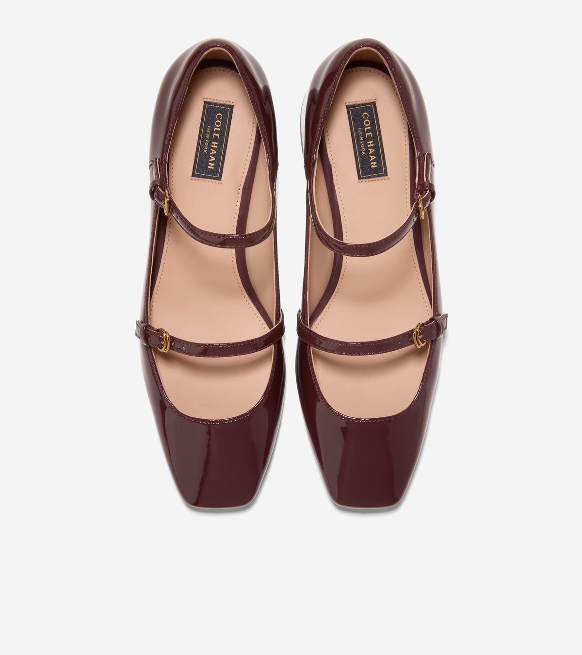 W38501:CH BLOODSTONE PATENT LEATHER