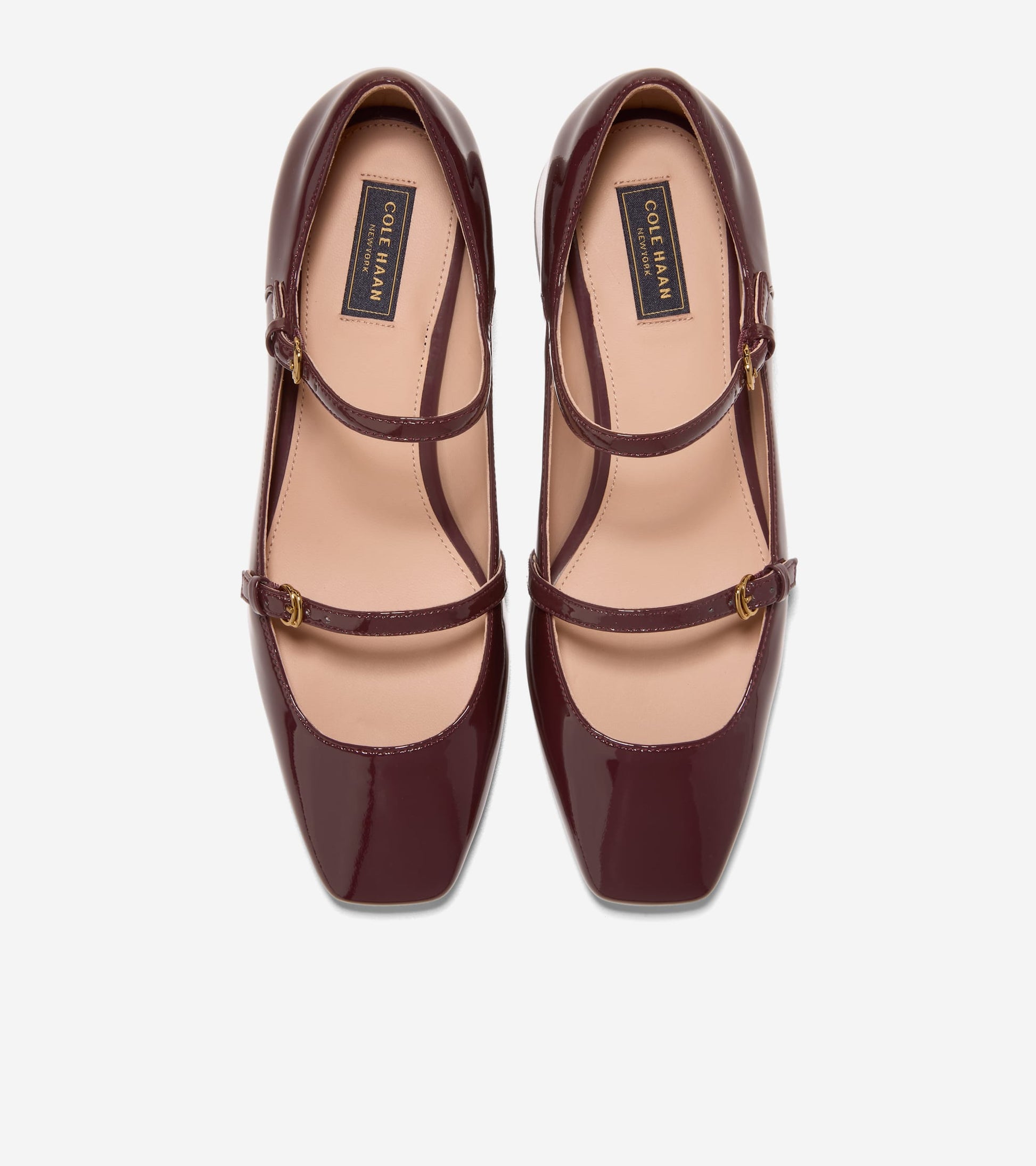 W38501:CH BLOODSTONE PATENT LEATHER