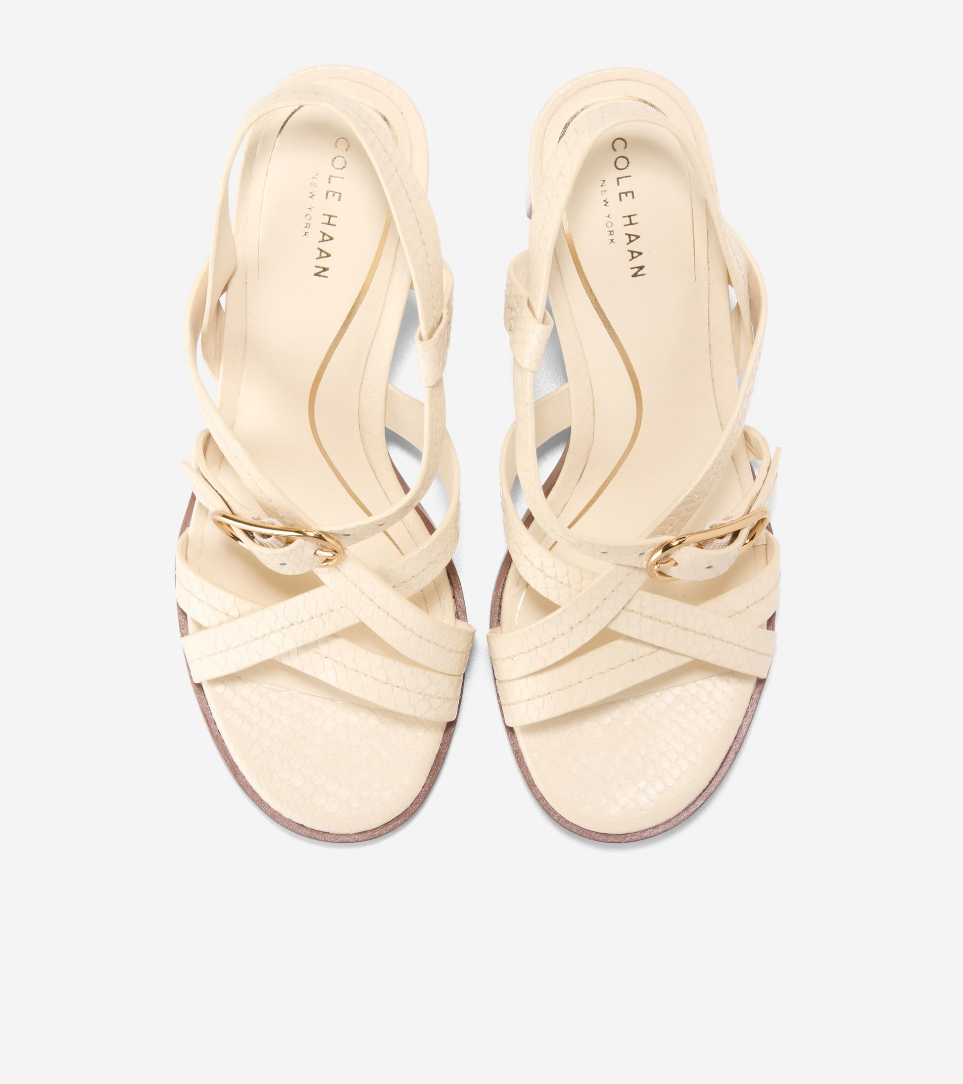 W36936:VANILLA SNAKE PRINT LEATHER