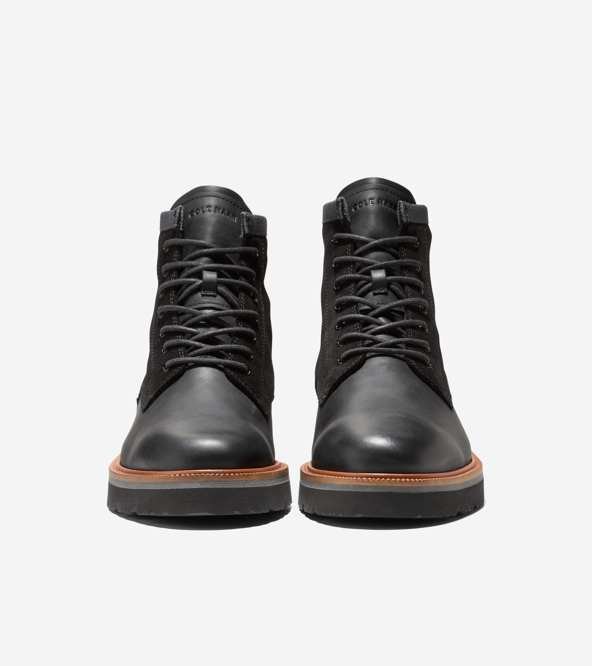 C44956:BLACK OILED NUBUCK / DARK NATURAL / BLACK WP