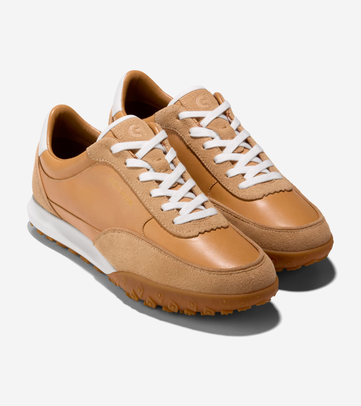 W39747:BISCUIT LEATHER/SUEDE / WHITE LEATHER WP