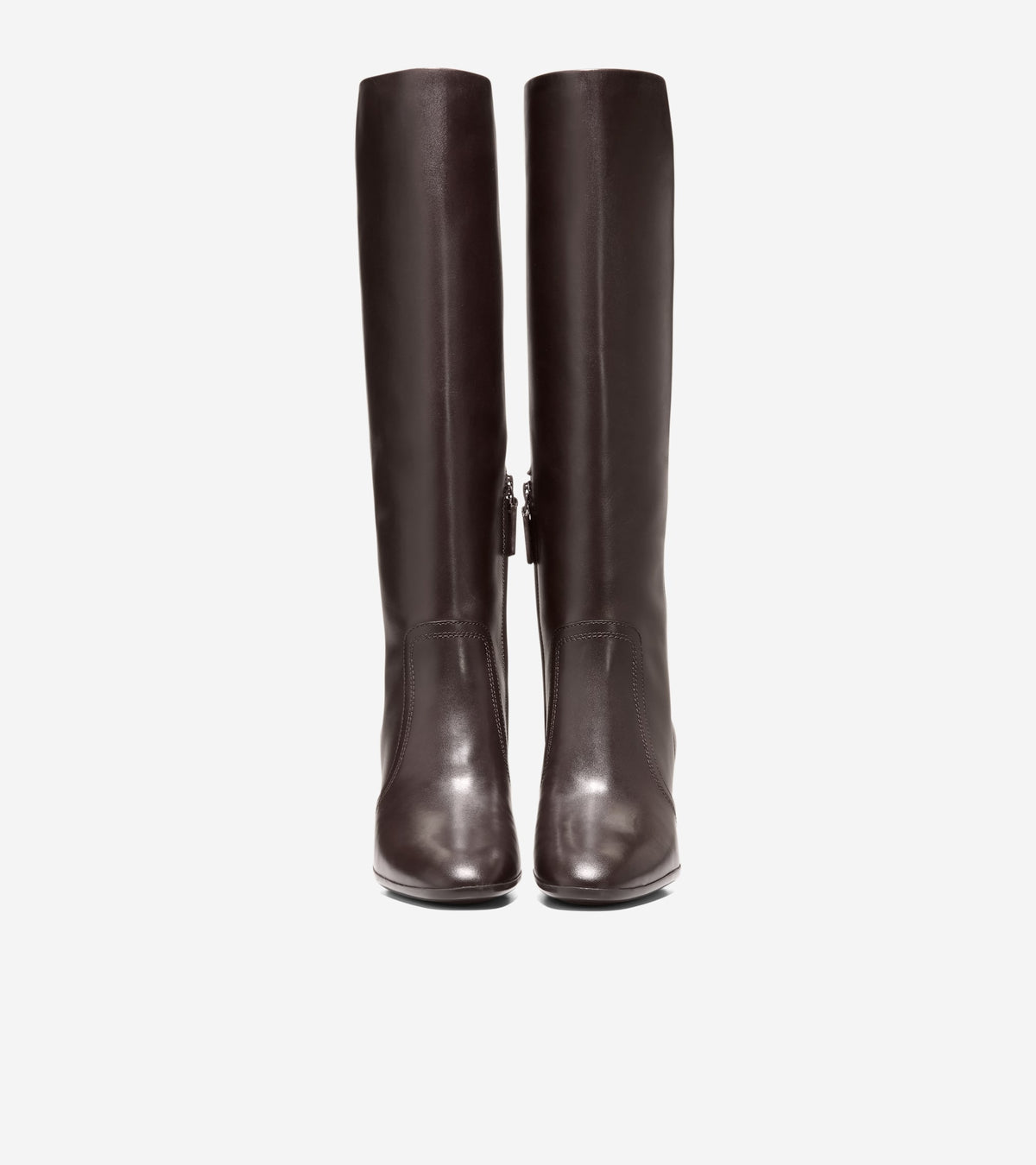 W35189:CH DK CHOCOLATE LTHR/ DK BROWN STACK