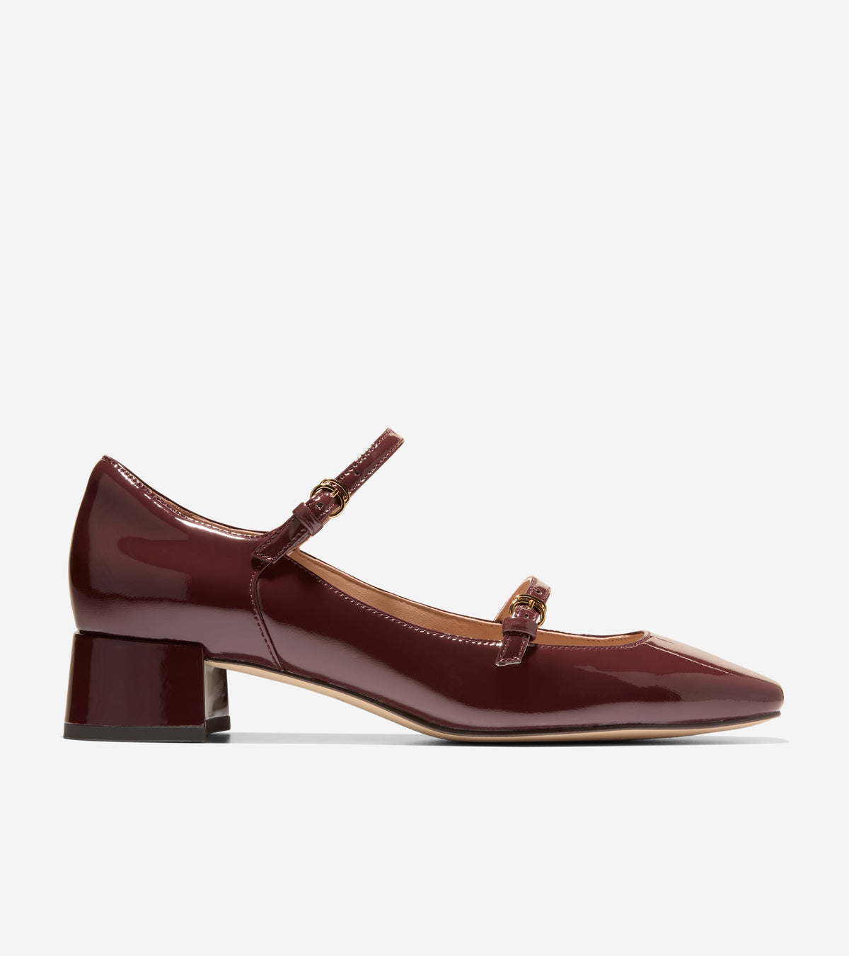 W38501:CH BLOODSTONE PATENT LEATHER